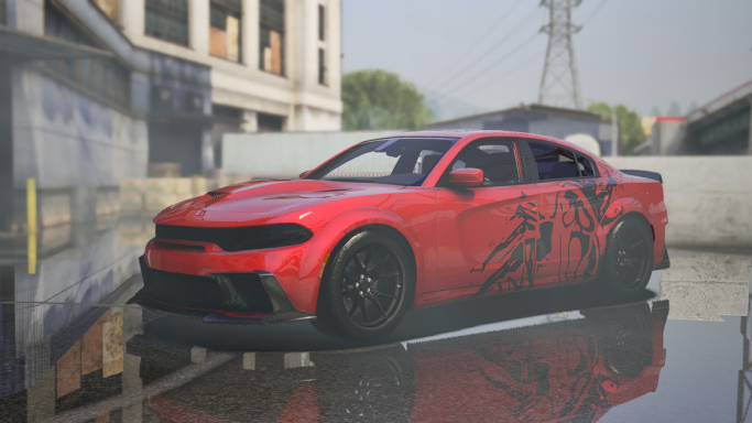 Dodge Ghoul Charger 2024 | Debadged | Livery