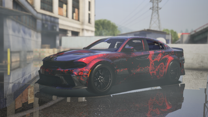 Dodge Ghoul Charger 2024 | Debadged | Livery