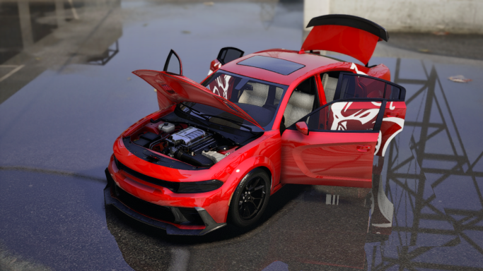 Dodge Ghoul Charger 2024 | Debadged | Livery