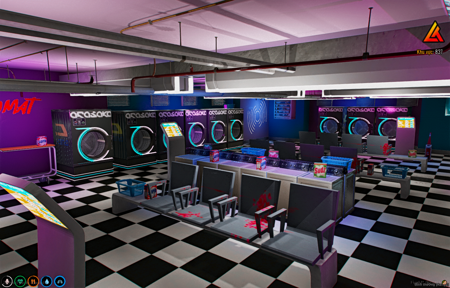 Cyberpunk Laundromatic