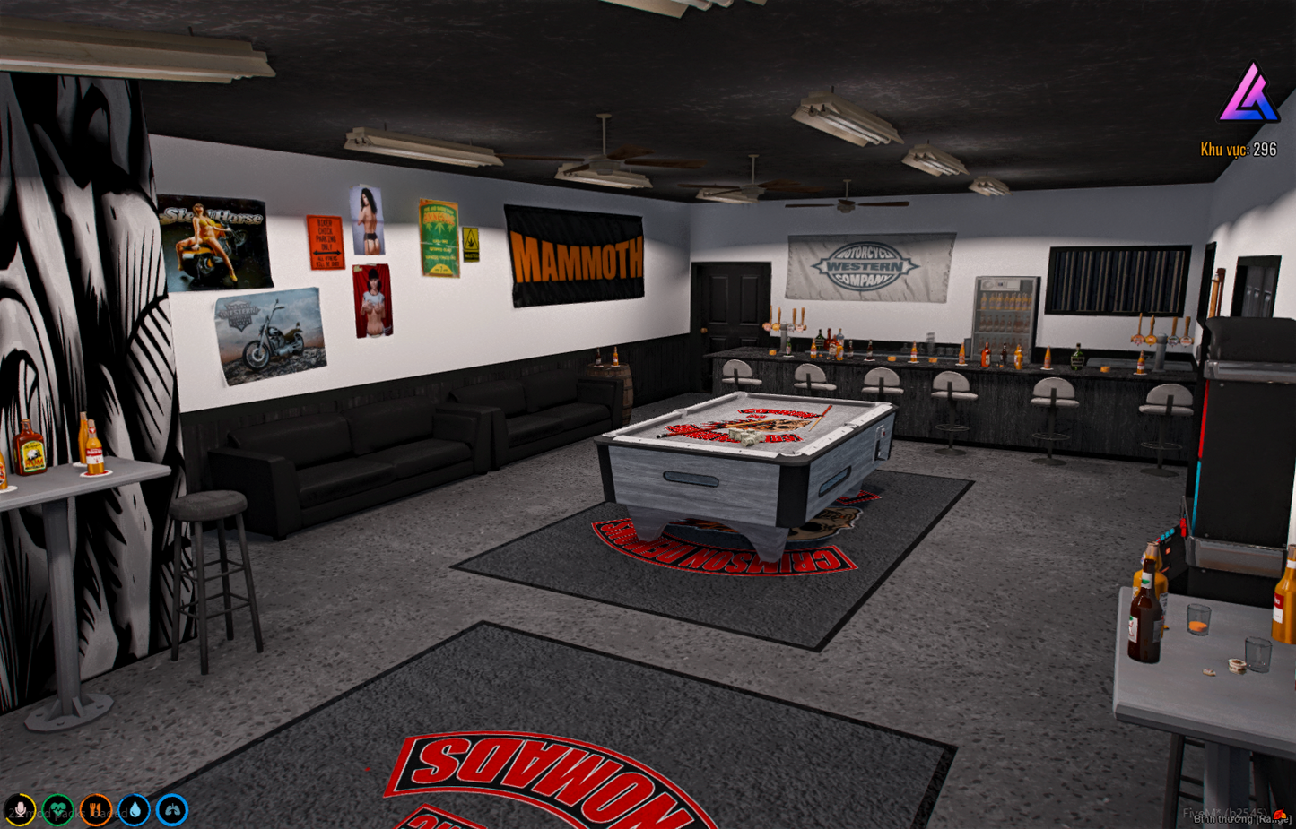 Sandy Shores MC Clubhouse Interior
