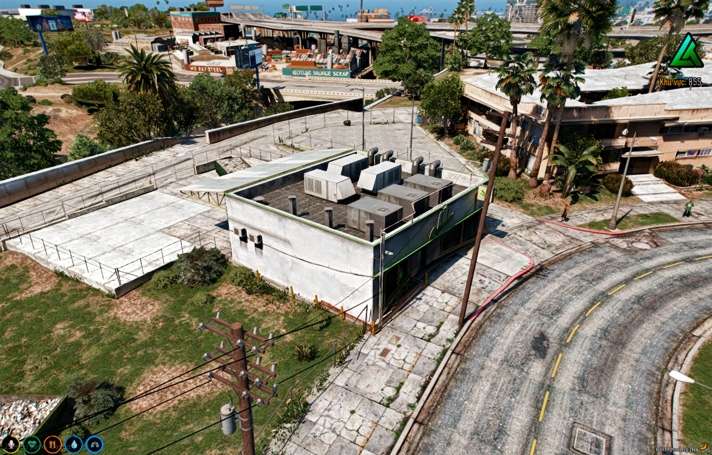 Secret underground marijuana plantation