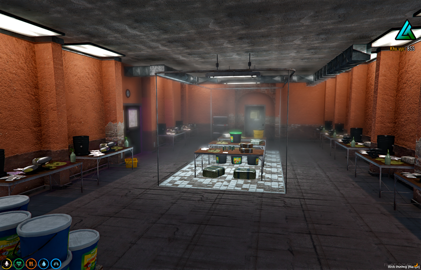 Secret underground marijuana plantation