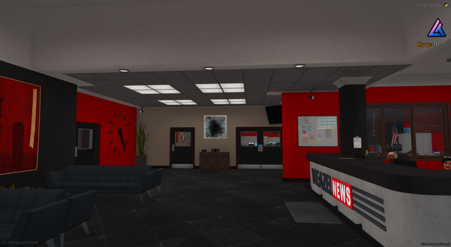 Open Interior Weazel News Overview