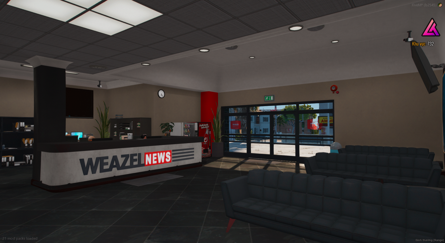 Open Interior Weazel News Overview