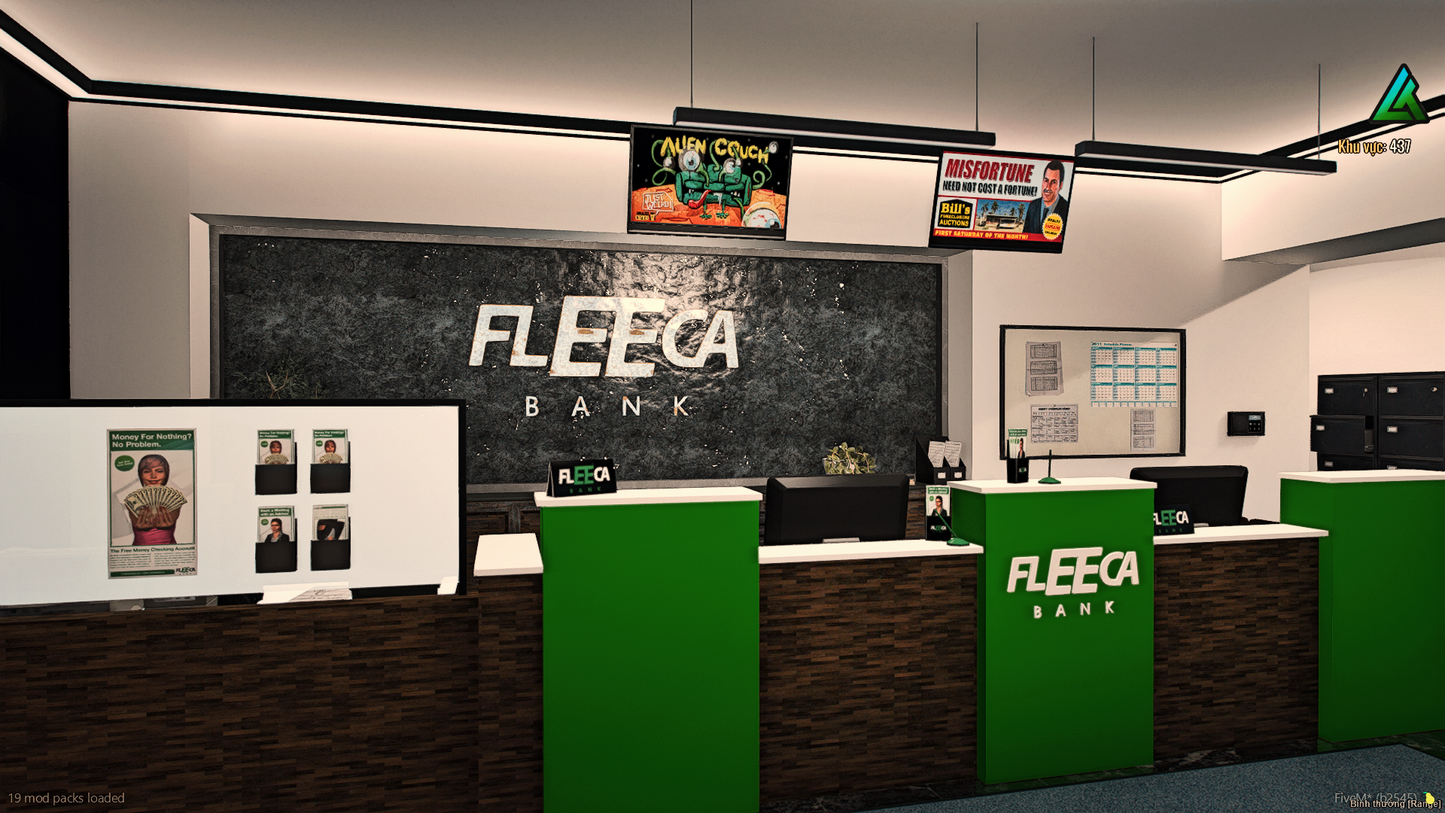 Modern Fleeca Bank (Replaces all regular Fleeca banks)