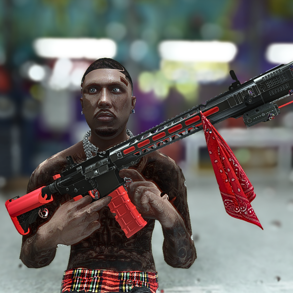 Compact Rifle Fivem Red Flag Carbine – Capos FiveM Shop - Cars & MLOs