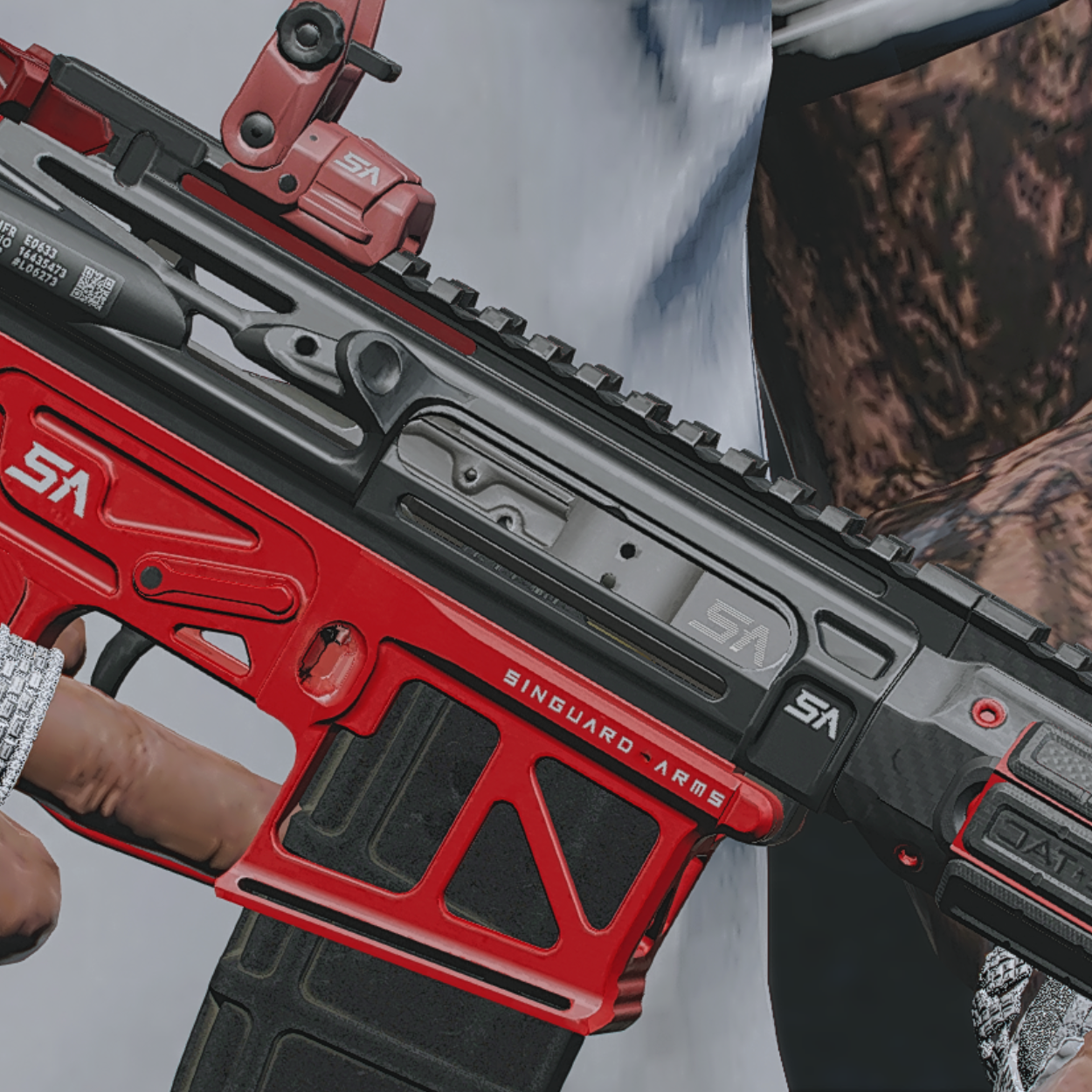 Red M4A1