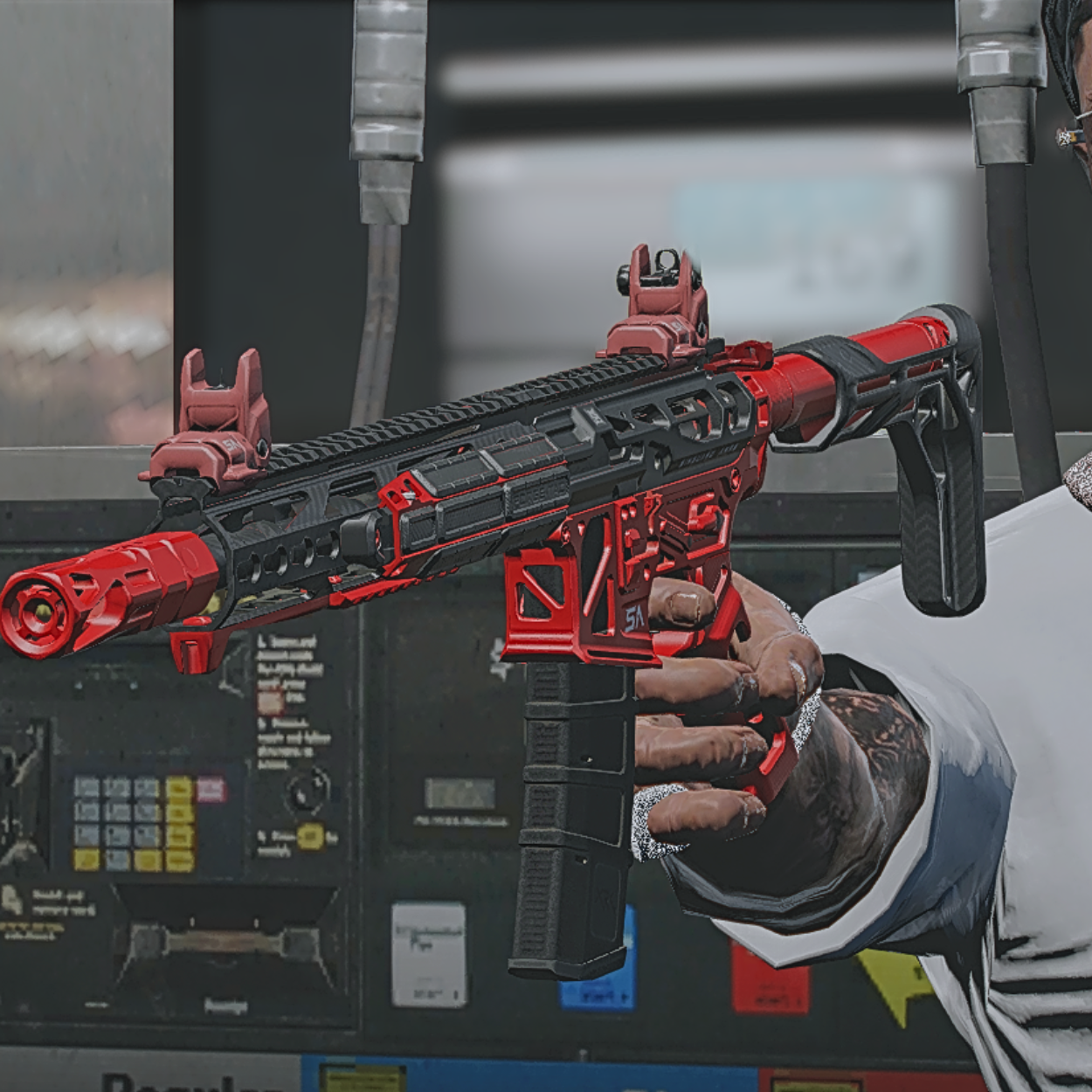 Red M4A1
