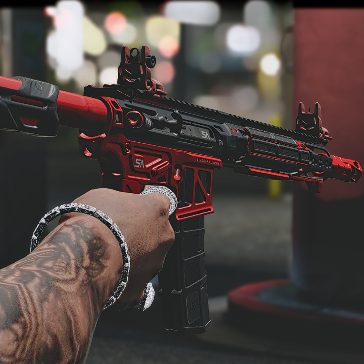 Red M4A1