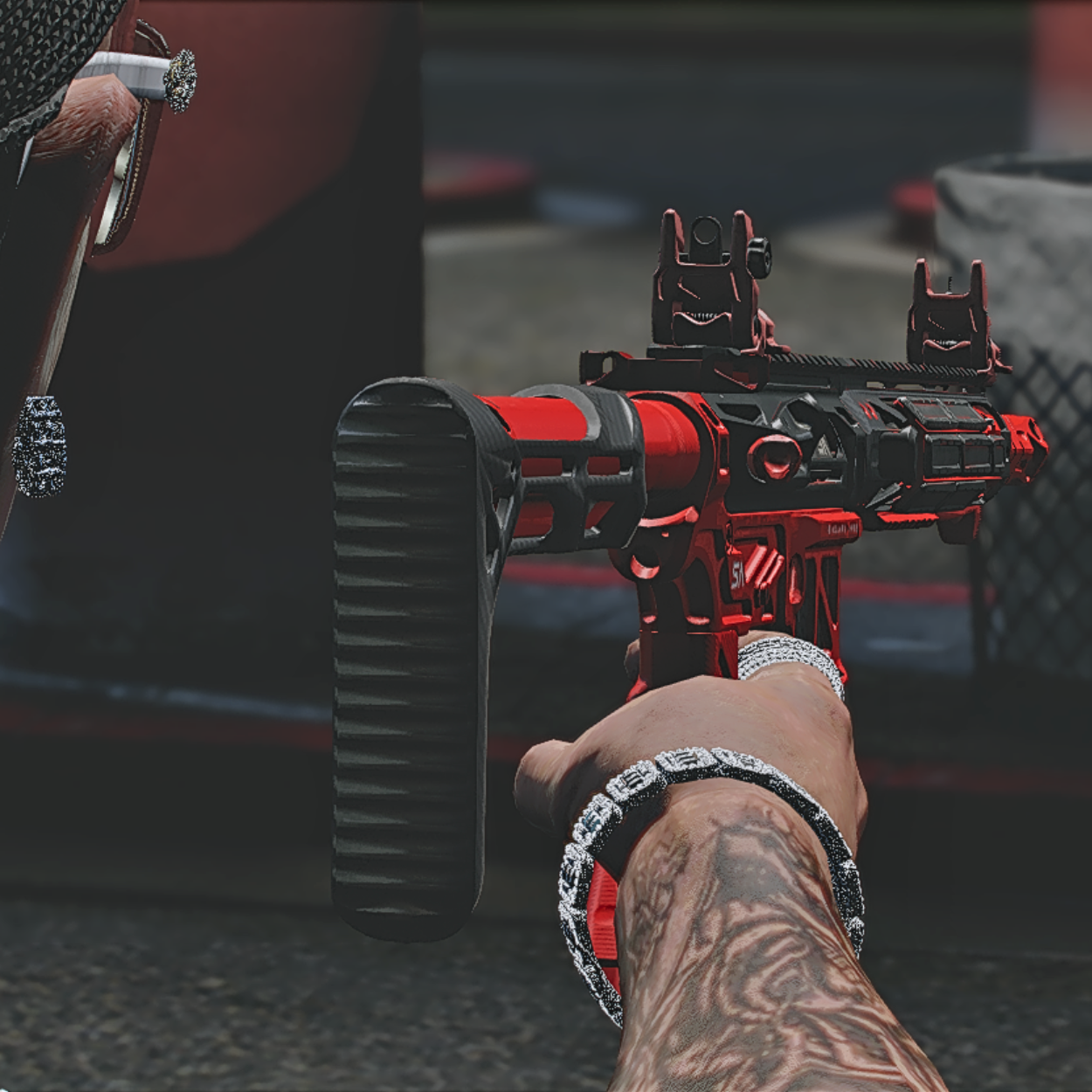 Red M4A1
