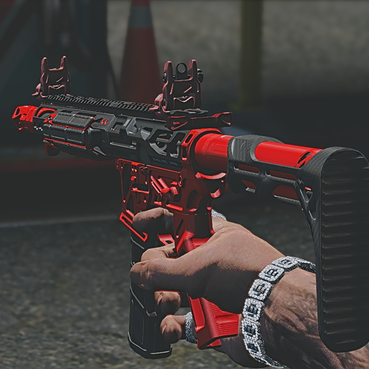 Red M4A1