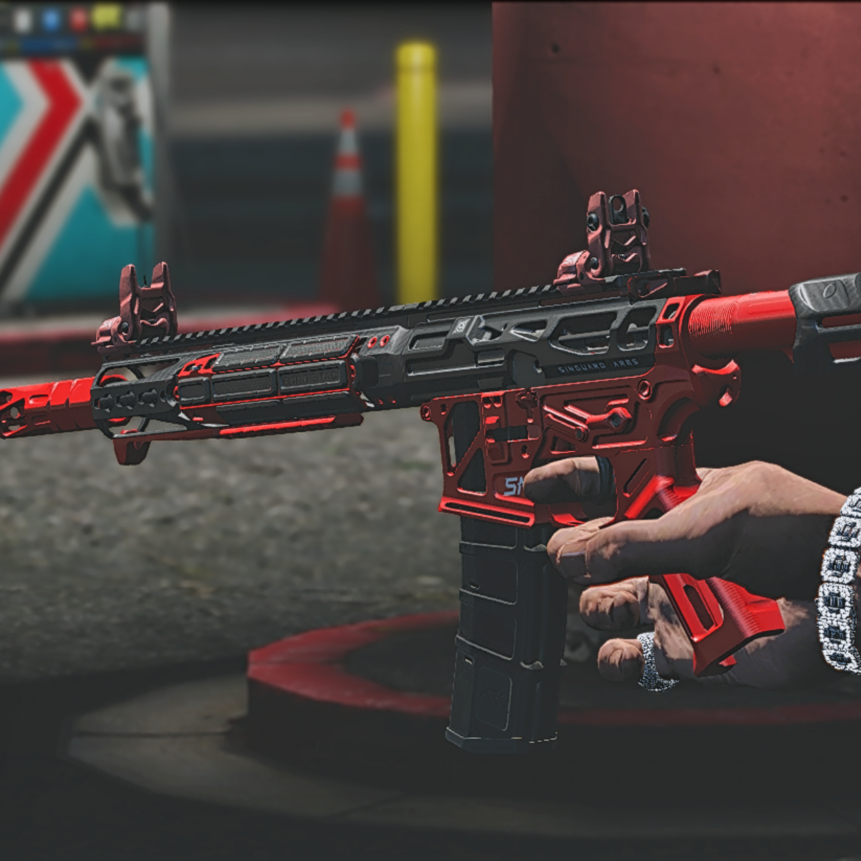 Red M4A1