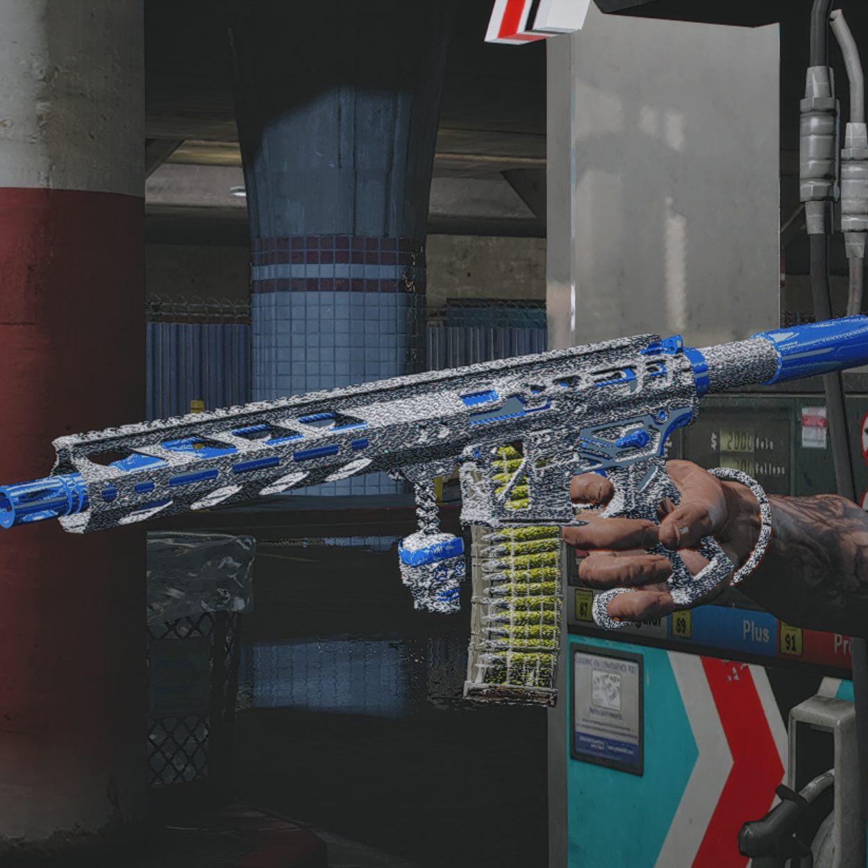Diamond Skeleton Blue ARP