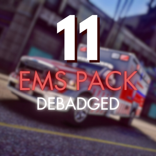 EMS Debadged Car Pack | 11 Vehicles | Templates