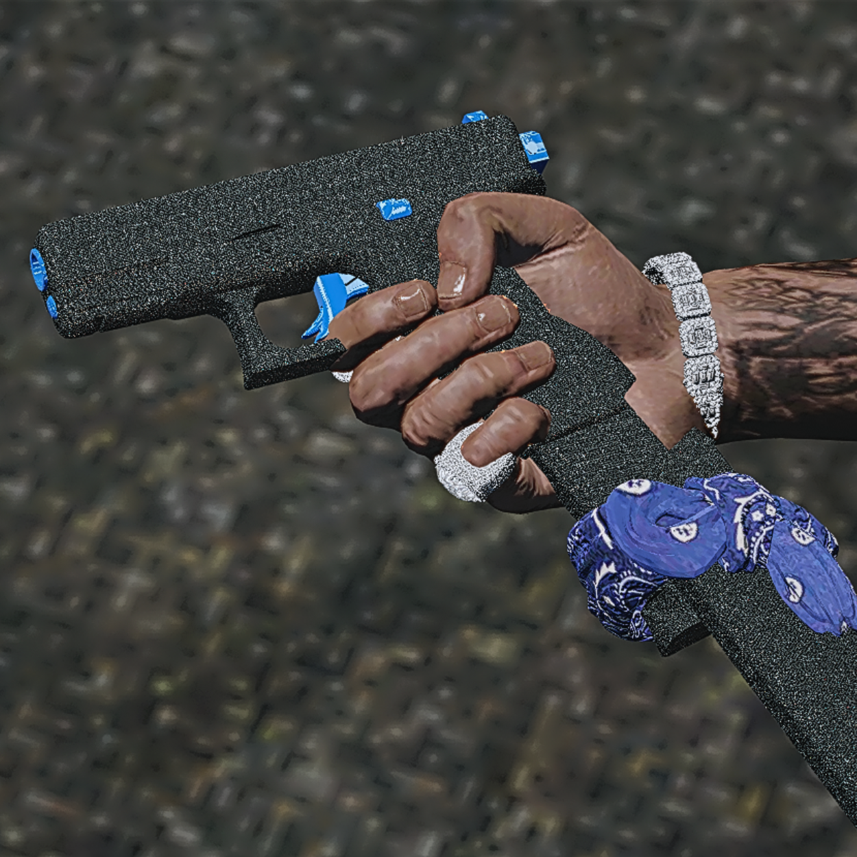 Black Diamond Blue Gang Switch