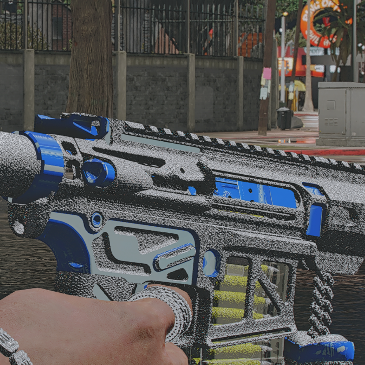 Diamond Skeleton Blue ARP