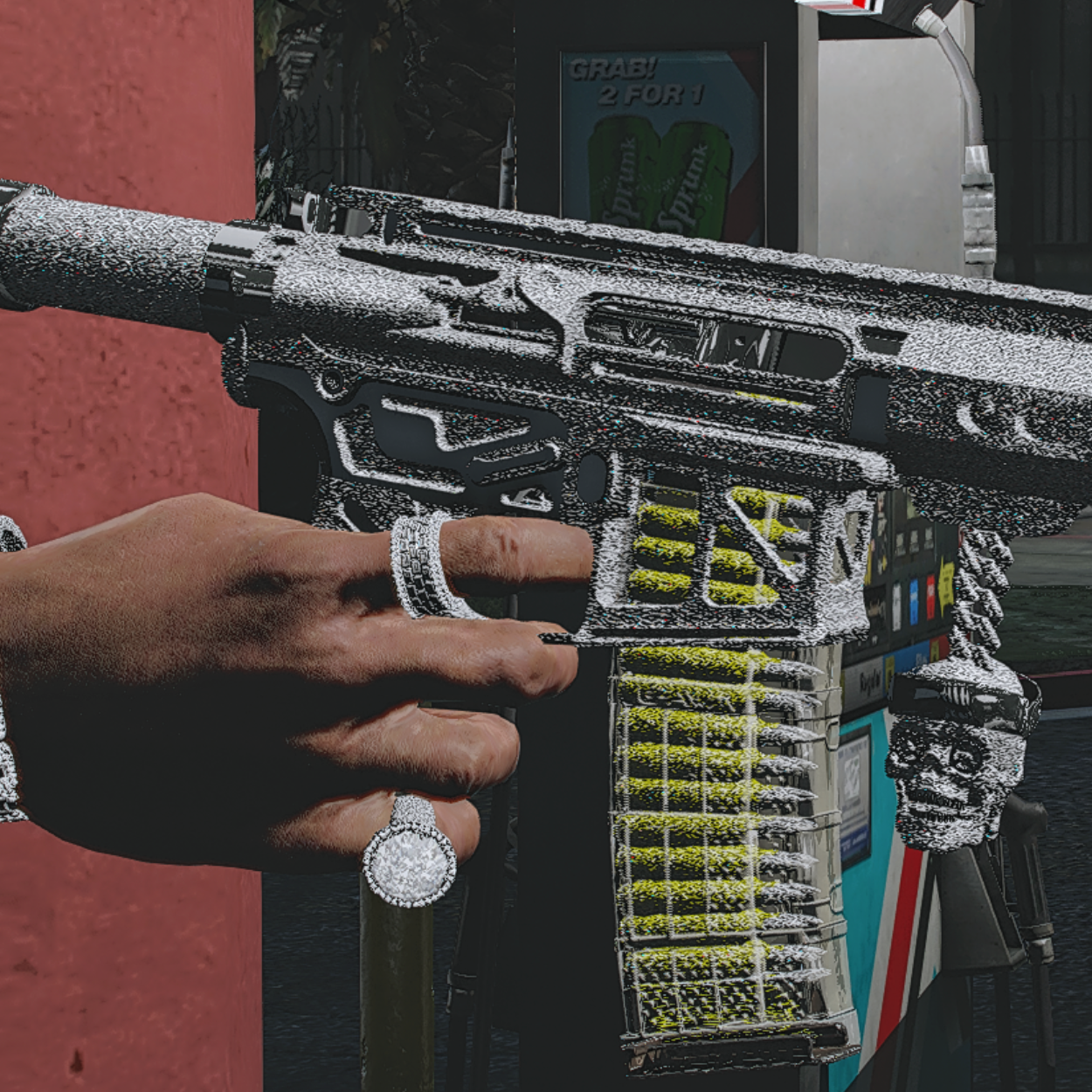 Diamond Skeleton Black ARP