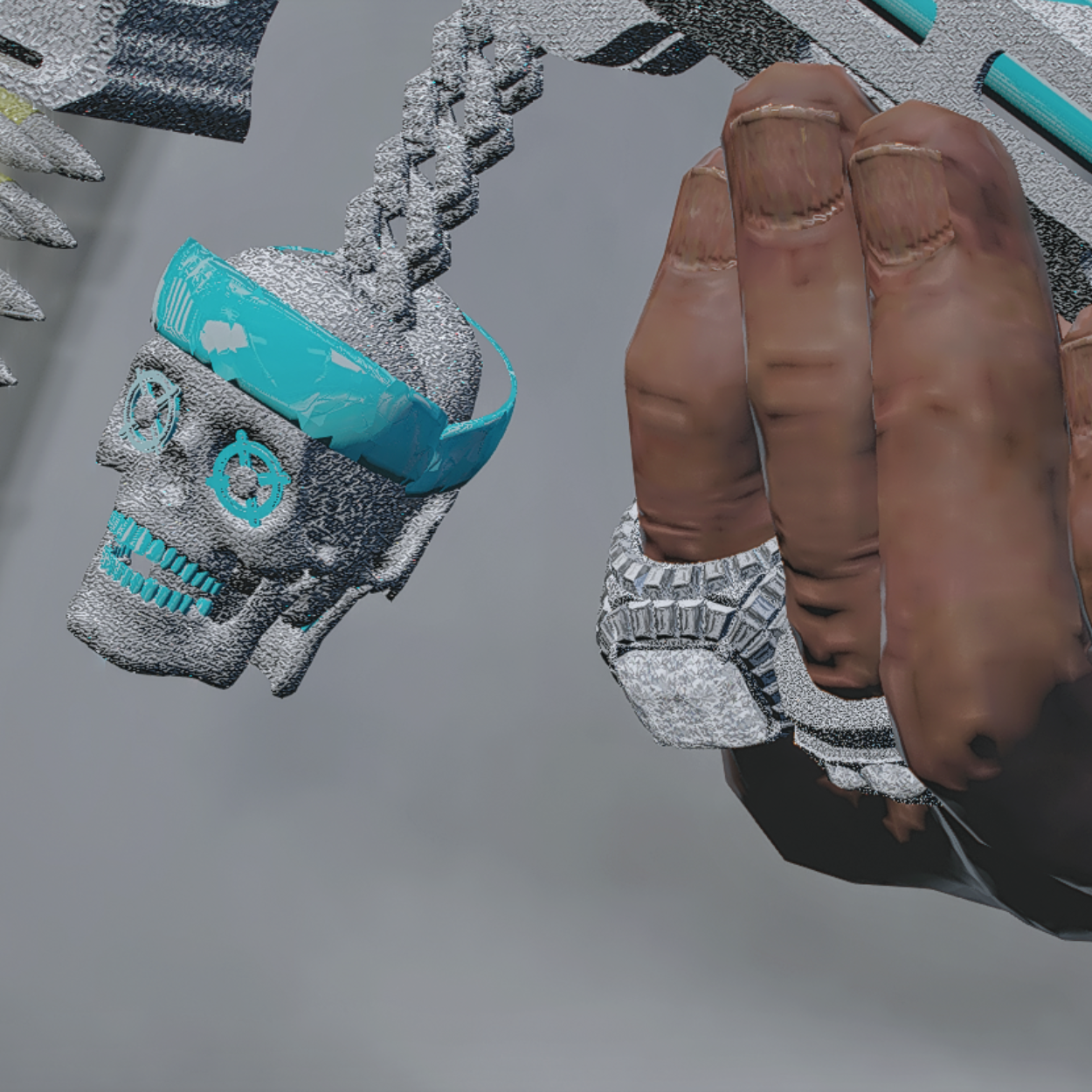 Diamond Skeleton Baby Blue ARP