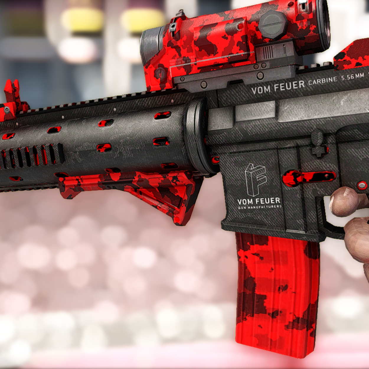 Red Tactical Carbine