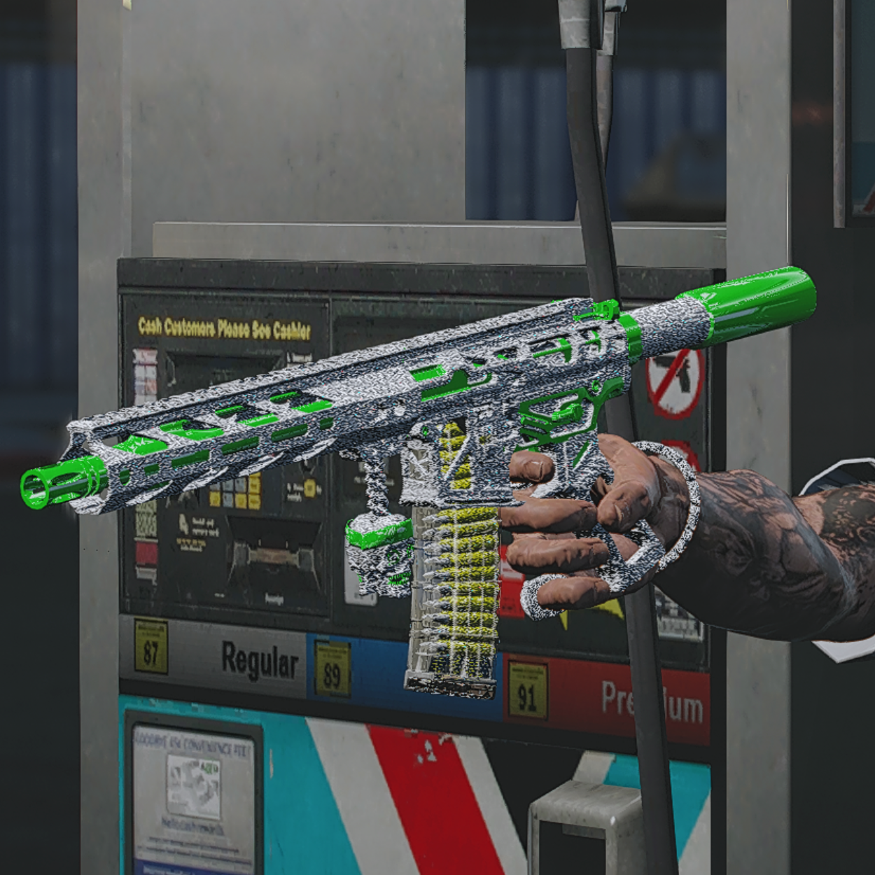 Diamond Skeleton Green ARP
