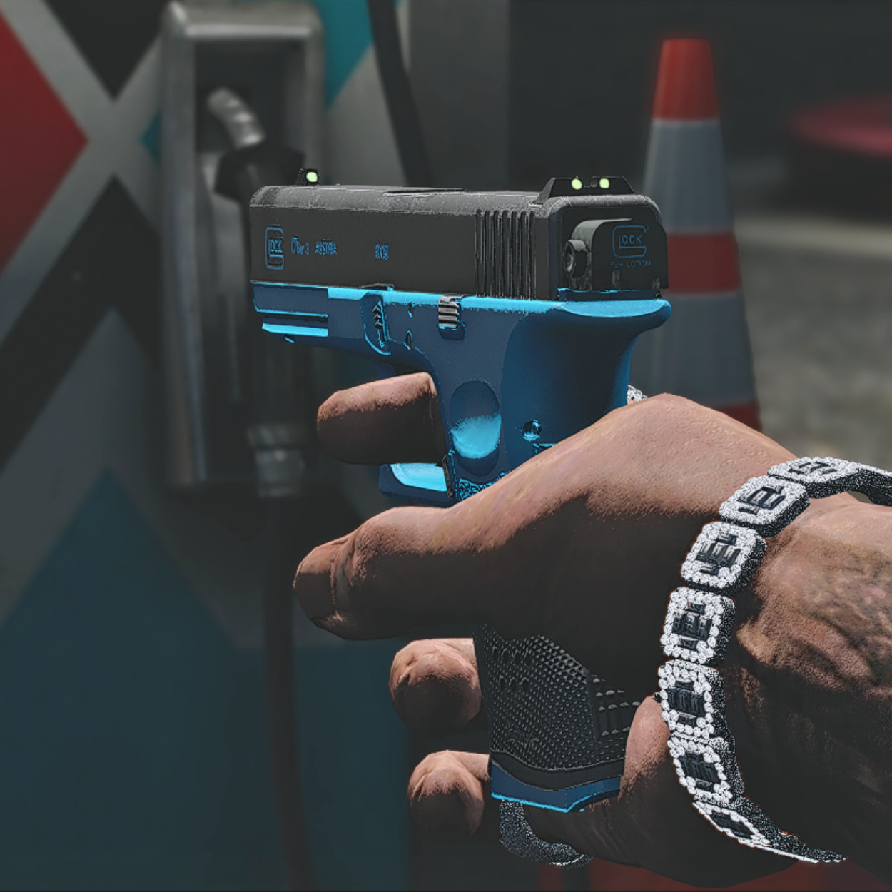 Blue Glock Switch