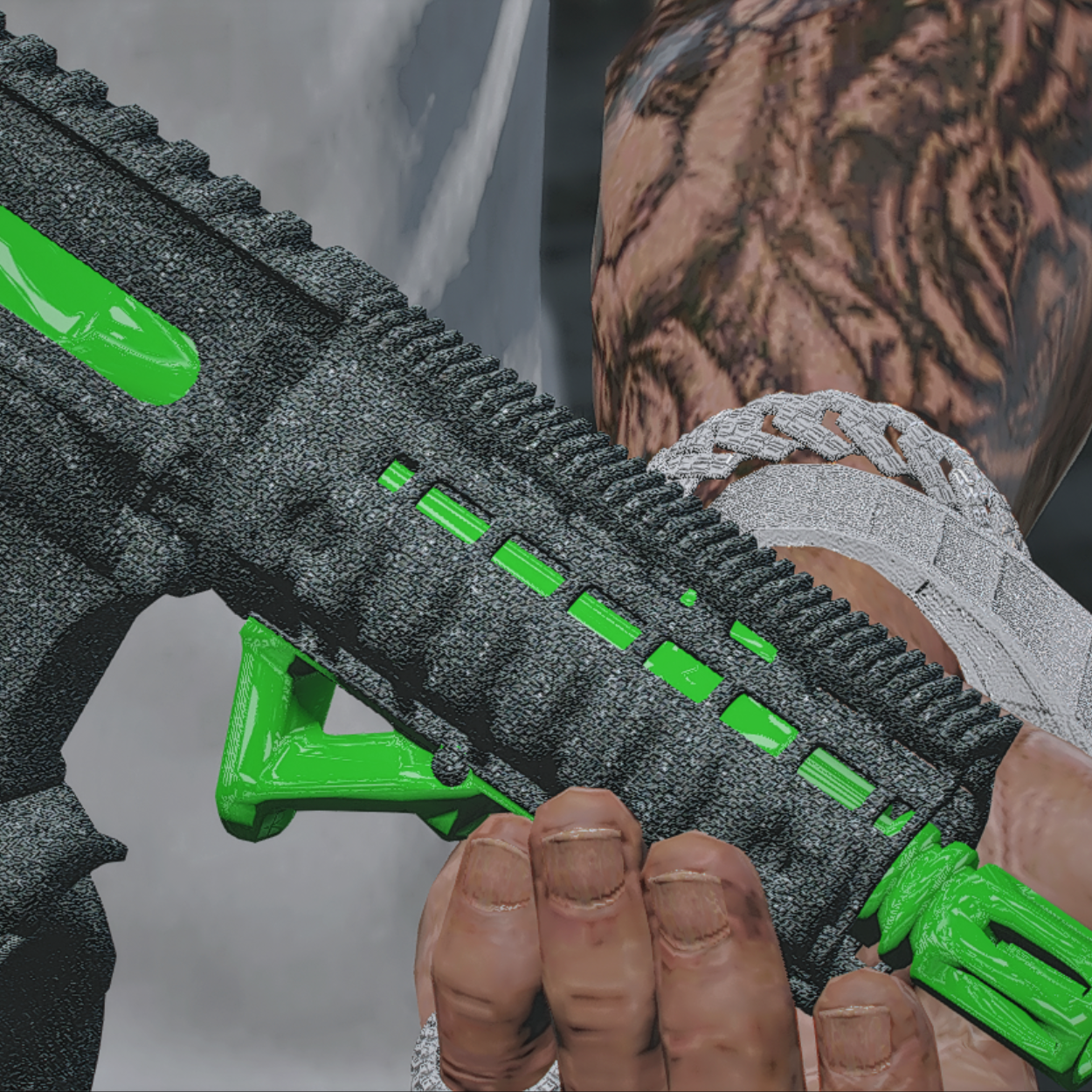 Black Diamond Green ARP