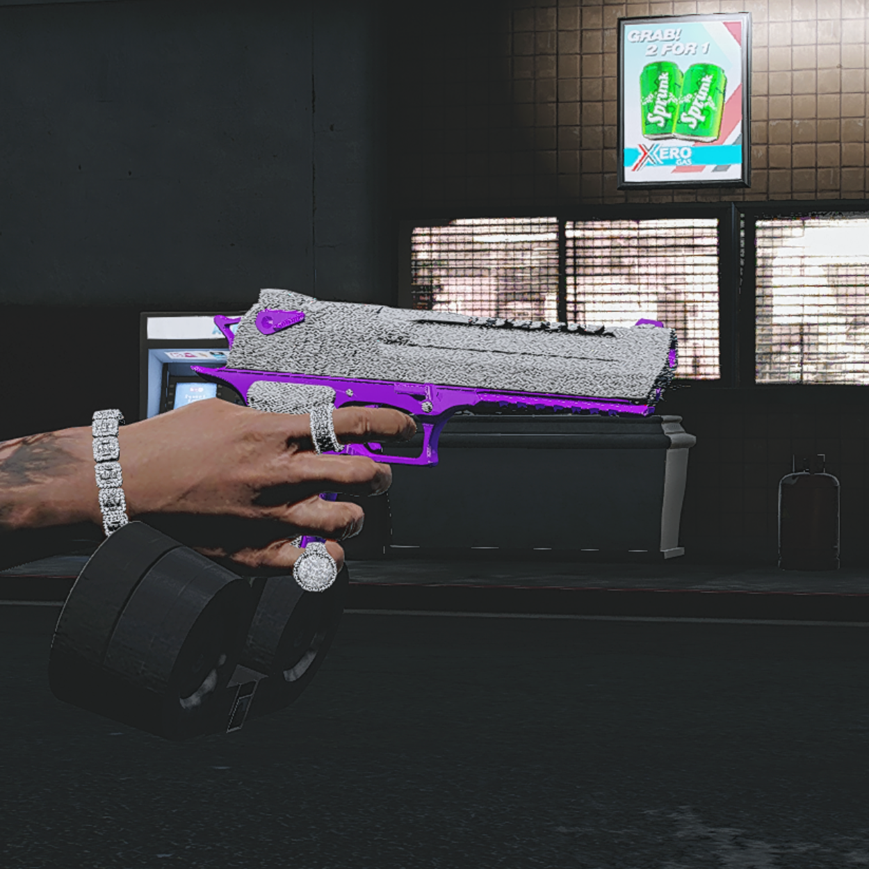 Diamond Deagle Drum Purple