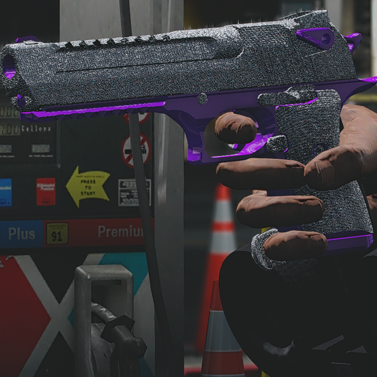 Diamond Deagle Drum Purple