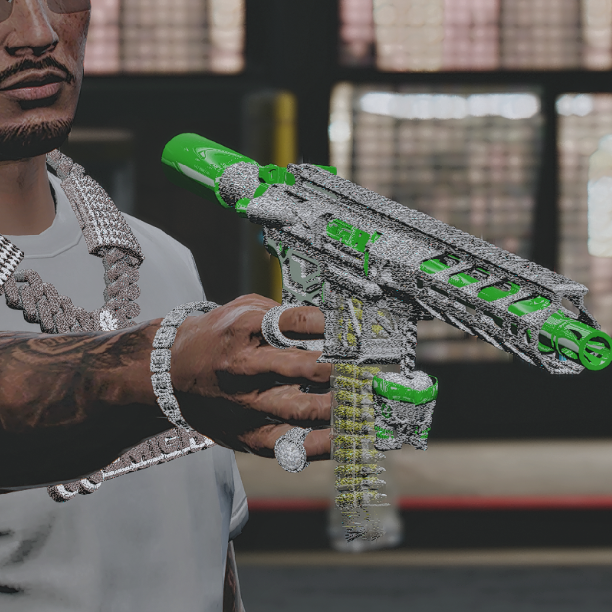 Diamond Skeleton Green ARP
