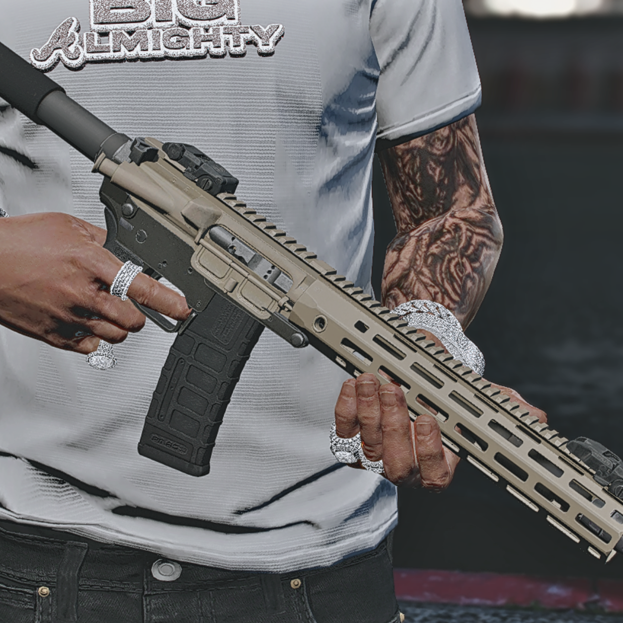 Long Barrel Tan ARP