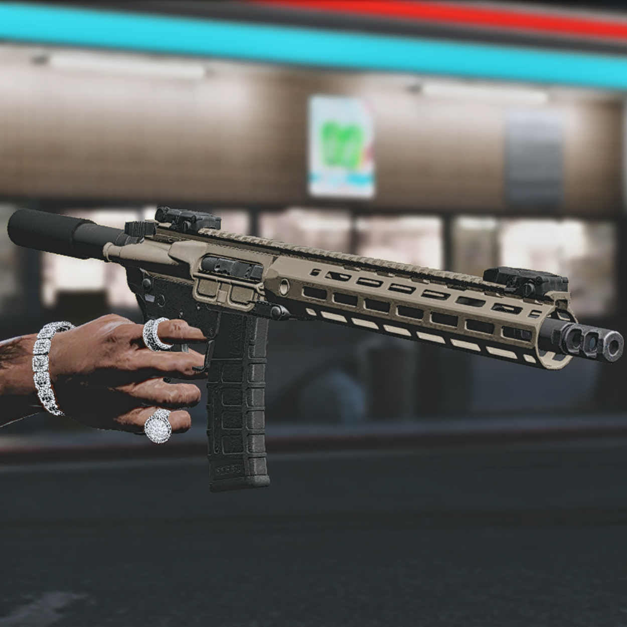 Long Barrel Tan ARP
