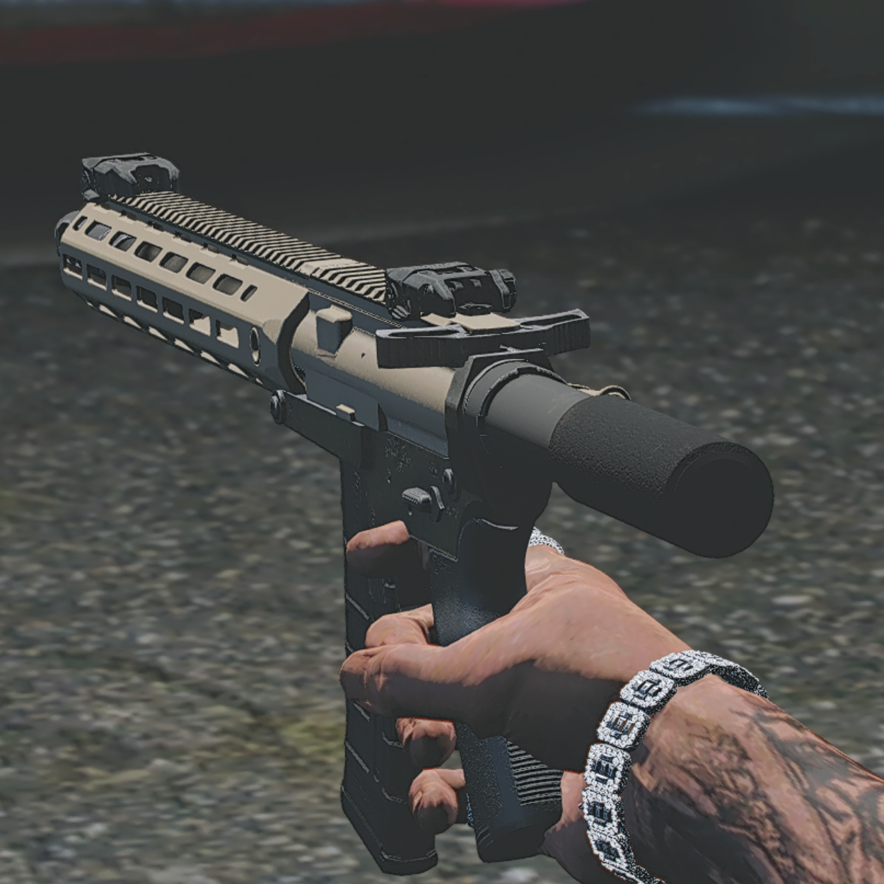 Long Barrel Tan ARP