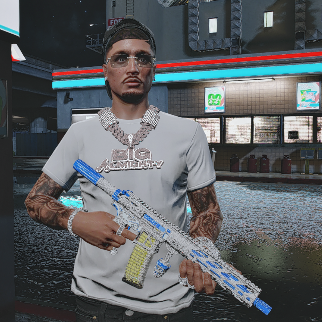 Diamond Skeleton Blue ARP