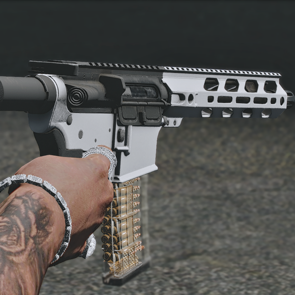 White Out ARP | FiveM Custom AR Weapon – Capos FiveM Shop - Cars & MLOs