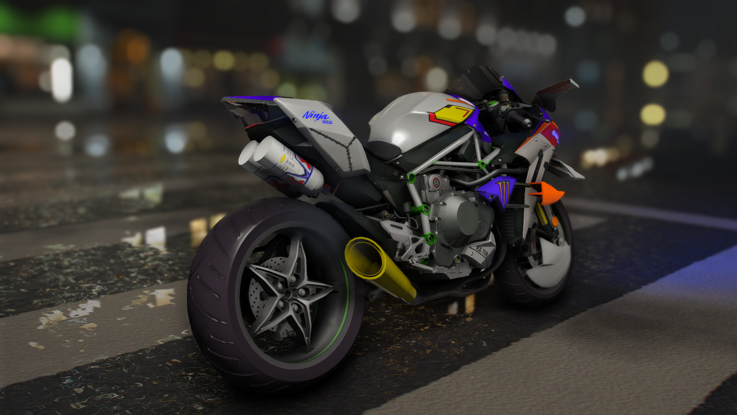 Kawasaki Ninja H2 Performance Gundam Edition