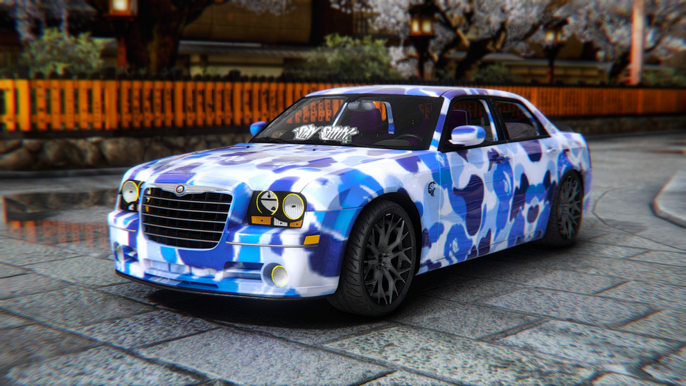 Chrysler 300 SRT8 for FiveM | Bape Liveries + Custom Props – Capos ...