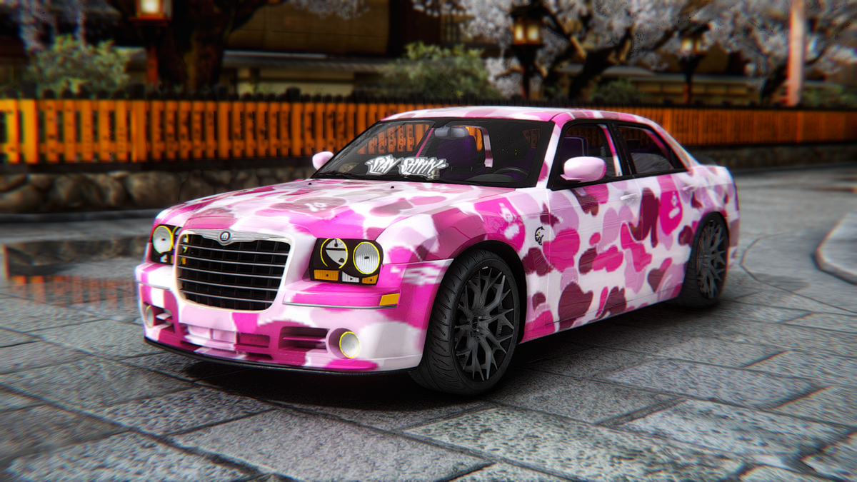 Chrysler 300 SRT8 for FiveM | Bape Liveries + Custom Props – Capos ...