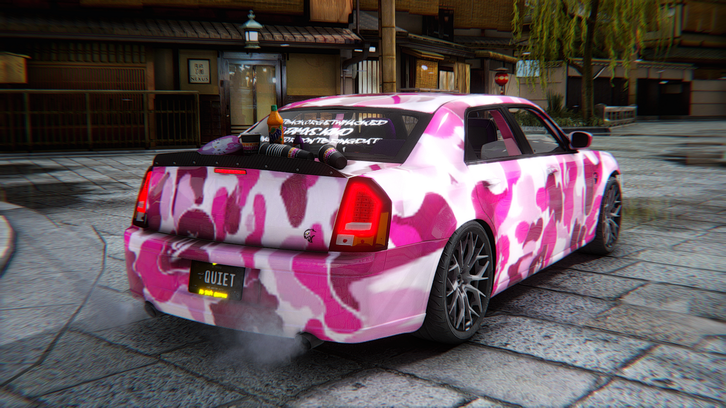 Chrysler 300 SRT8 with Bape Liveries + Custom Props 2008