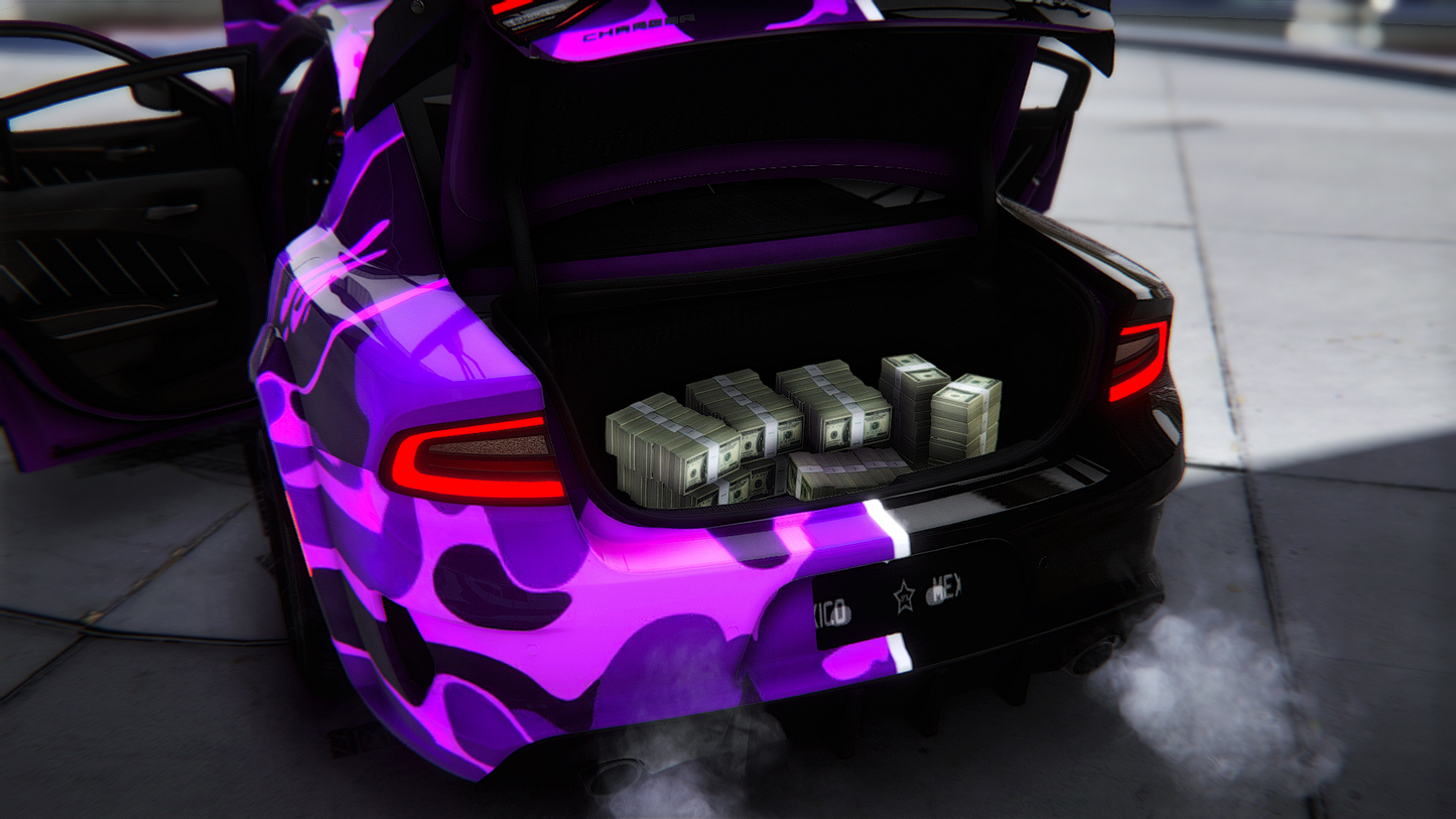 Dodge Charger SRT Hellcat Custom Mafia (+5 Bape Liveries)