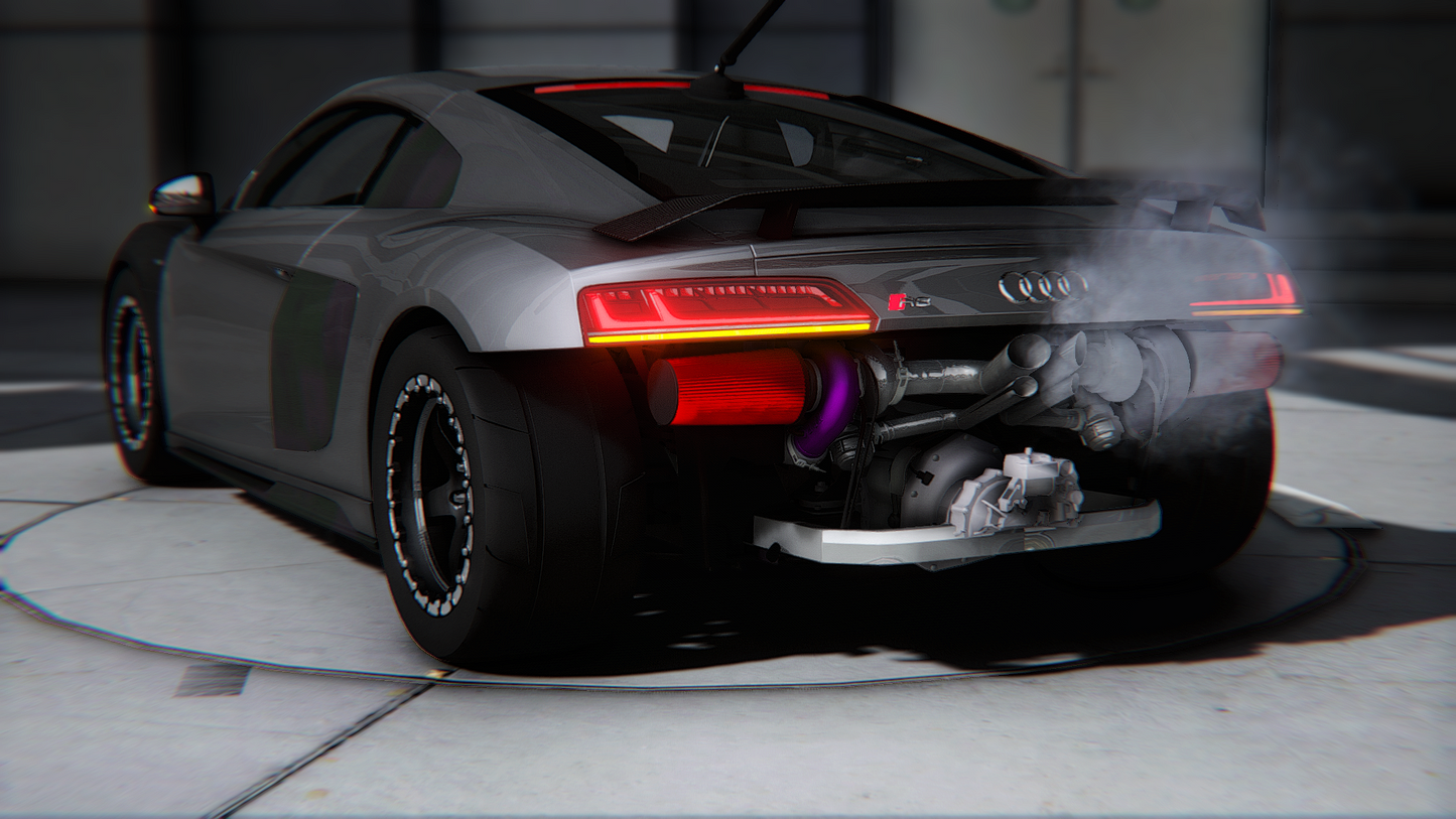 Audi R8 Twin Turbo Drag Customs