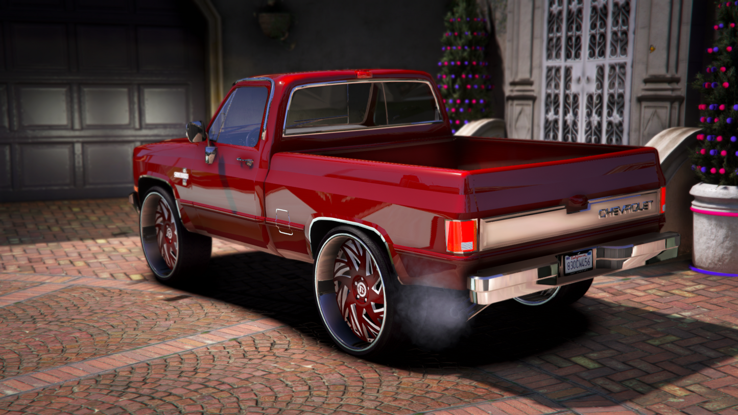 Chevy C10 Silverado on Rucci Forged Wheels 1986