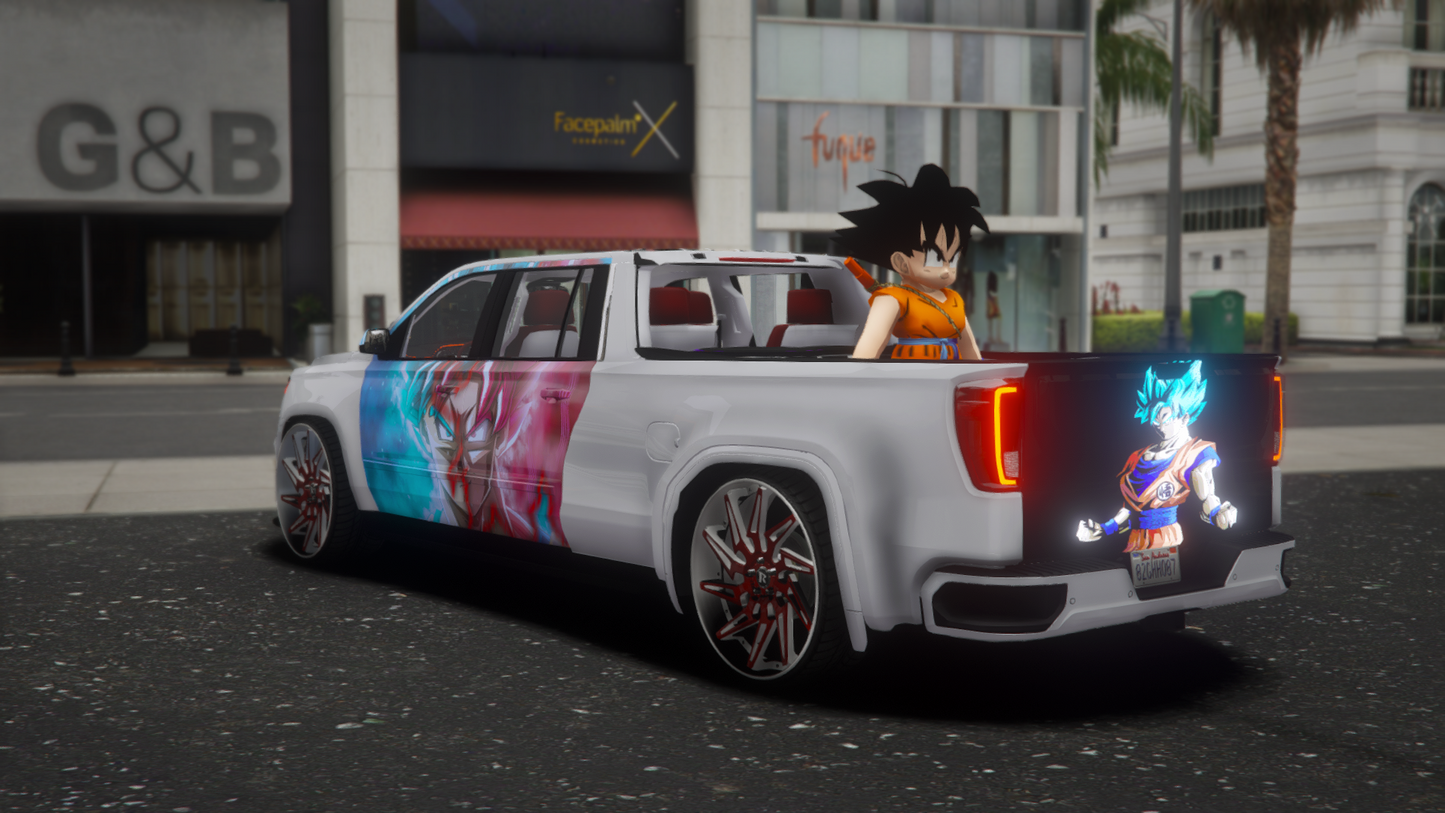 Chevrolet Tahoe Corvette Bonnet + ZL1 Bumper Swapped (Songoku Edition) 2019