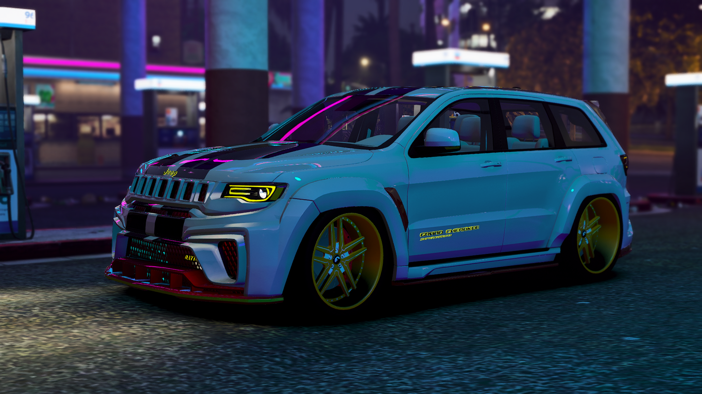 Jeep Trackhawk Daytona Widebody on Forgiatos