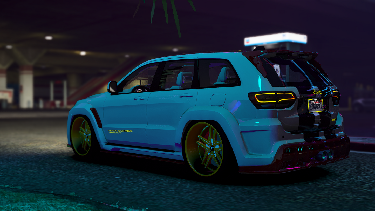 Jeep Trackhawk Daytona Widebody on Forgiatos