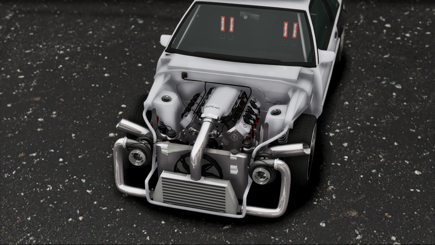 Ford Mustang Fox Body Twin Turbo LS Swap