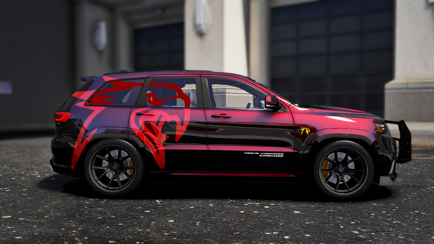 Jeep Grand Cherokee Trackhawk Kuno Supercharged | Livery