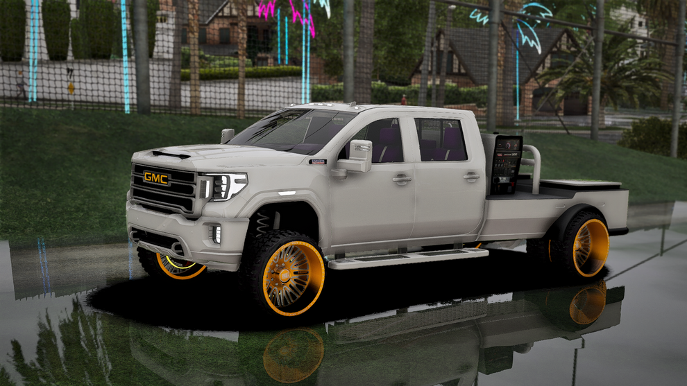 GMC Sierra 3500HD Welder Dually On American Force Forged – Capos FiveM ...