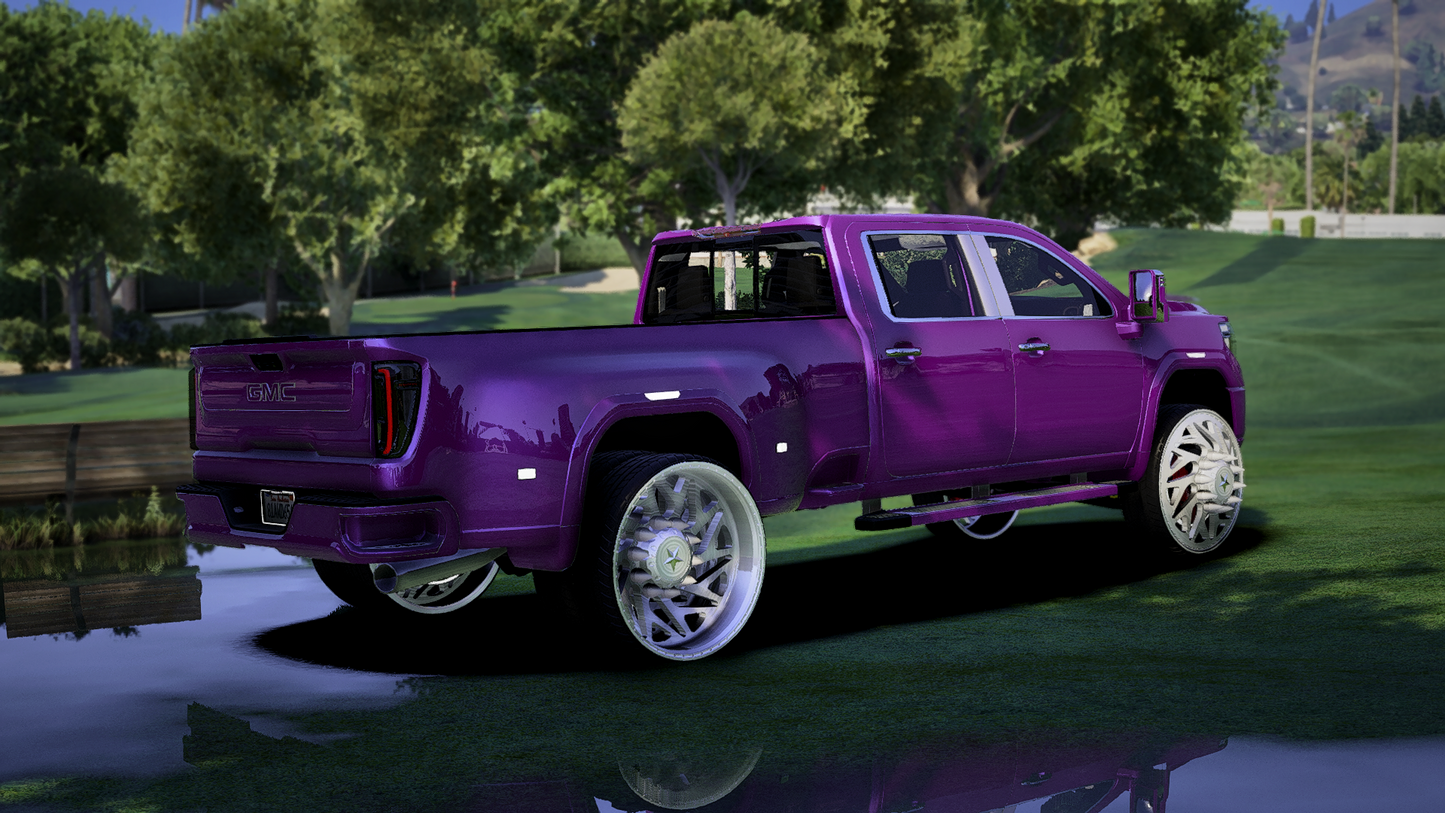 GMC Sierra 3500HD Dually Crew Cab On American Force Forged