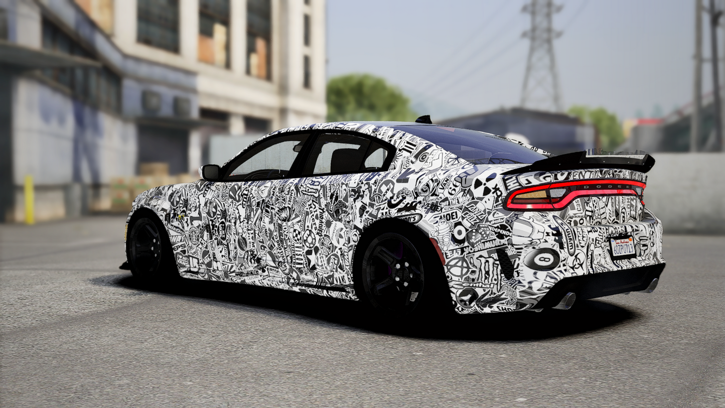 Dodge Charger Custom Comics | Livery